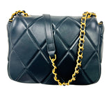 Taide Argelia Signature Leather Quilted Crossbody handbag